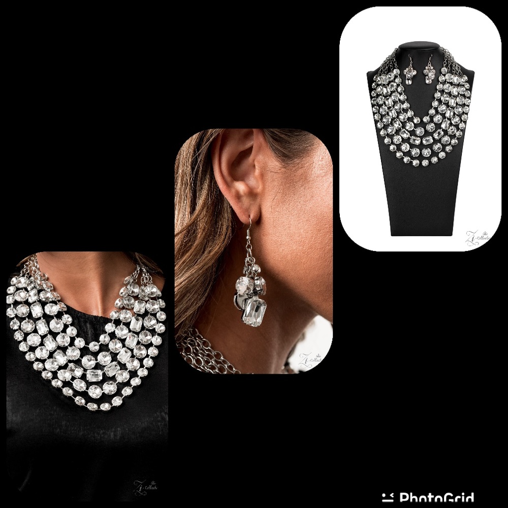 Bling Necklace and Earring Set